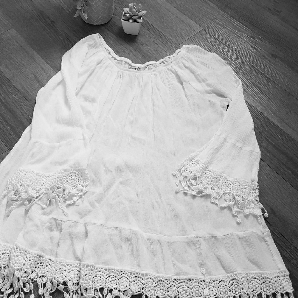 White Lace Top